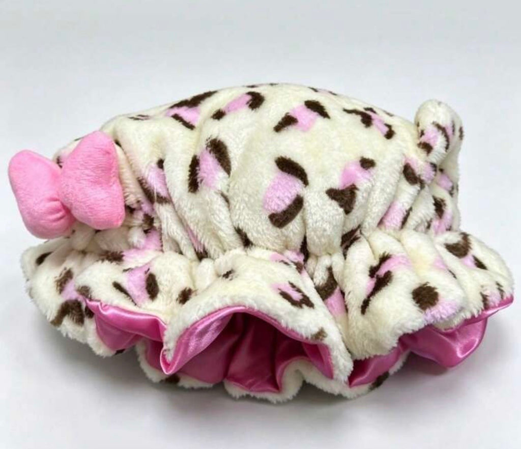 Satin Leopard Hair Bonnet